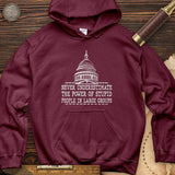 Stupid People In Large Groups Hoodie