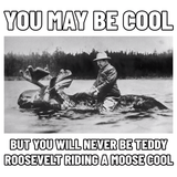 Teddy Riding Moose T-Shirt