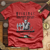 Vikings Never Defeated Wales Premium Quality Tee
