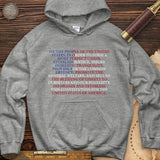 We The People Flag Hoodie