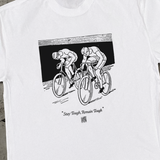 'STAY TOUGH' HEAVY FADED WHITE TEE