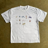 SZA SATURN HEAVYWEIGHT WHITE T-SHIRT