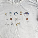 SZA SATURN HEAVYWEIGHT WHITE T-SHIRT