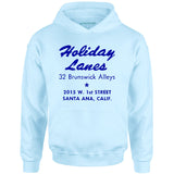 Holiday Lanes - Santa Ana, CA - Vintage Bowling Alley - Unisex Hoodie
