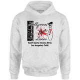 Hollywood Star Lanes - Los Angeles, CA - Vintage Bowling Alley - Unisex Hoodie