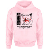 Hollywood Star Lanes - Los Angeles, CA - Vintage Bowling Alley - Unisex Hoodie