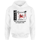 Hollywood Star Lanes - Los Angeles, CA - Vintage Bowling Alley - Unisex Hoodie