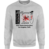 Hollywood Star Lanes - Los Angeles, CA - Vintage Bowling Alley - Unisex Sweatshirt