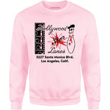 Hollywood Star Lanes - Los Angeles, CA - Vintage Bowling Alley - Unisex Sweatshirt