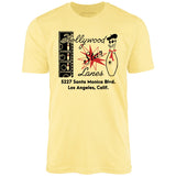 Hollywood Star Lanes - Los Angeles, CA - Vintage Bowling Alley - Unisex T-Shirt