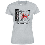 Hollywood Star Lanes - Los Angeles, CA - Vintage Bowling Alley - Women's T-Shirt