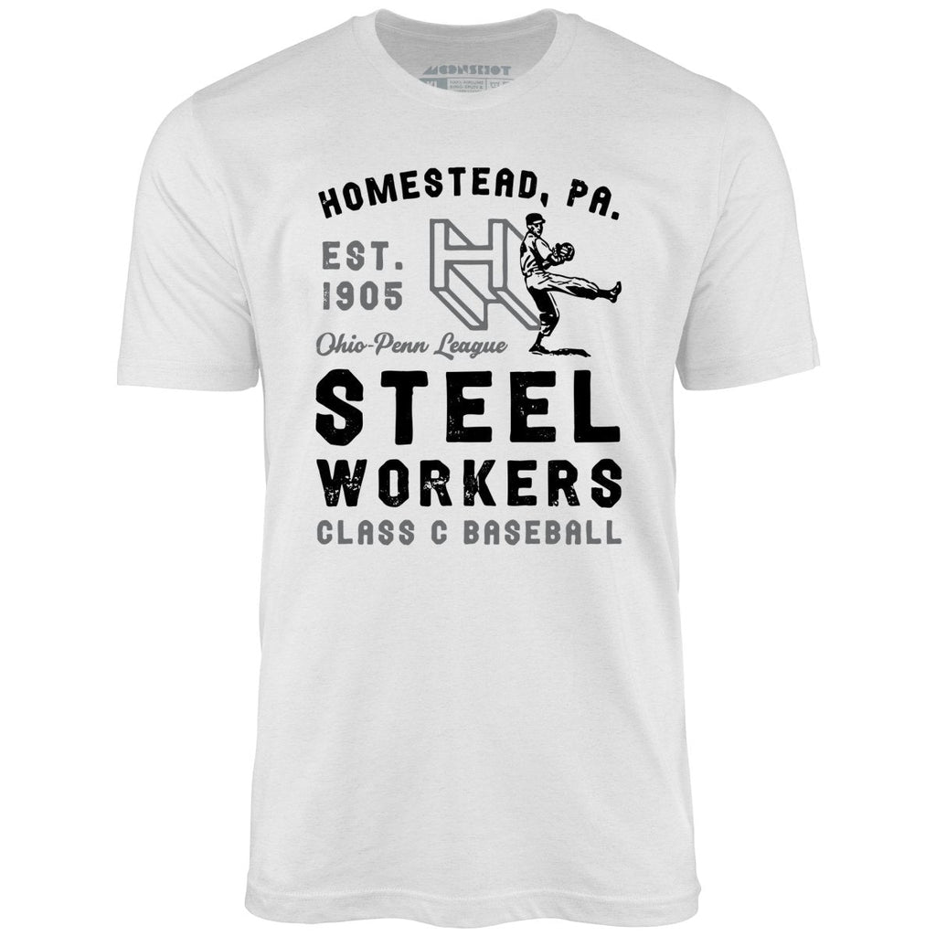 Homestead Steel Workers - Pennsylvania - Vintage Defunct Baseball Teams - Unisex T-Shirt