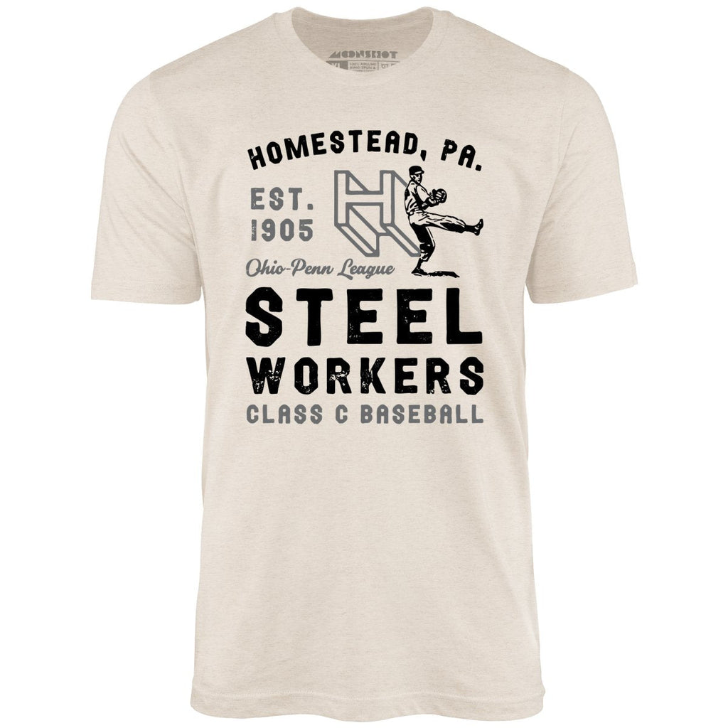 Homestead Steel Workers - Pennsylvania - Vintage Defunct Baseball Teams - Unisex T-Shirt