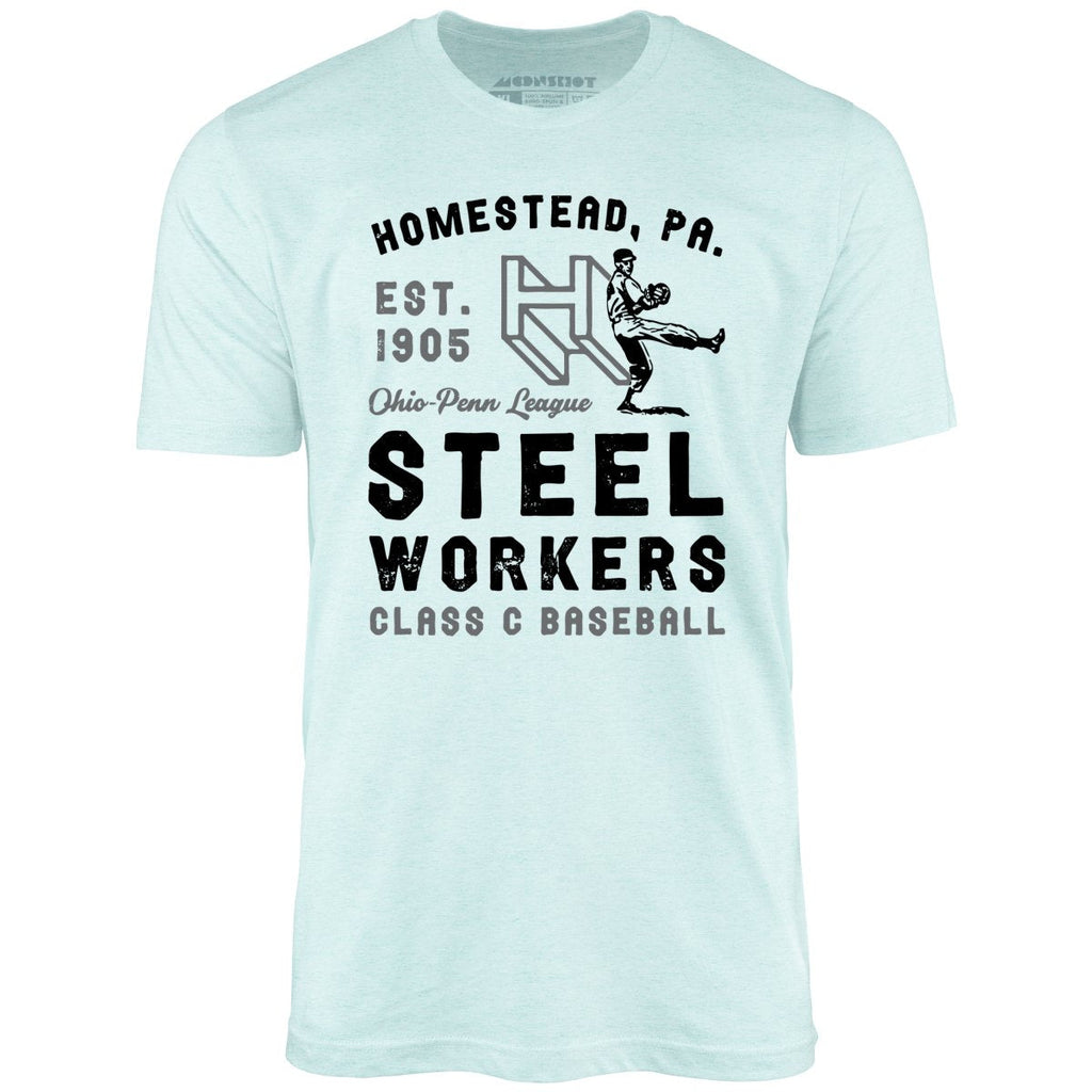 Homestead Steel Workers - Pennsylvania - Vintage Defunct Baseball Teams - Unisex T-Shirt