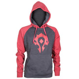 World of Warcraft Proud Horde Gamer Black and Red Pullover Hoodie
