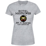 Hotel Mayflower - Los Angeles, CA - Vintage Hotel - Women's T-Shirt