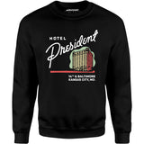 Hotel President - Kansas City, MO - Vintage Hotel - Unisex Sweatshirt
