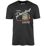 Hotel President - Kansas City, MO - Vintage Hotel - Unisex T-Shirt