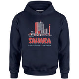 Hotel Sahara Exterior - Vintage Las Vegas - Unisex Hoodie