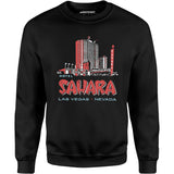 Hotel Sahara Exterior - Vintage Las Vegas - Unisex Sweatshirt