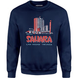 Hotel Sahara Exterior - Vintage Las Vegas - Unisex Sweatshirt
