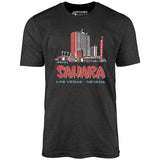 Hotel Sahara Exterior - Vintage Las Vegas - Unisex T-Shirt