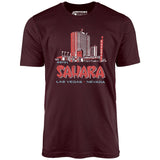 Hotel Sahara Exterior - Vintage Las Vegas - Unisex T-Shirt