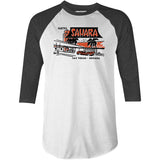 Hotel Sahara Retro - Vintage Las Vegas - 3/4 Sleeve Raglan T-Shirt