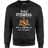 Hotel Stowell - Los Angeles, CA - Vintage Hotel - Unisex Sweatshirt