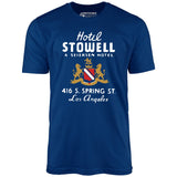 Hotel Stowell - Los Angeles, CA - Vintage Hotel - Unisex T-Shirt