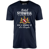 Hotel Stowell - Los Angeles, CA - Vintage Hotel - Unisex T-Shirt