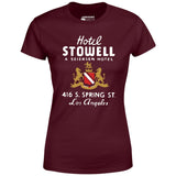 Hotel Stowell - Los Angeles, CA - Vintage Hotel - Women's T-Shirt