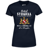Hotel Stowell - Los Angeles, CA - Vintage Hotel - Women's T-Shirt