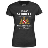 Hotel Stowell - Los Angeles, CA - Vintage Hotel - Women's T-Shirt