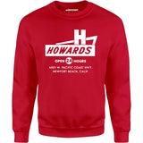 Howard's - Newport Beach, CA - Vintage Restaurant - Unisex Sweatshirt