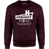 Howard's - Newport Beach, CA - Vintage Restaurant - Unisex Sweatshirt