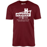Howard's - Newport Beach, CA - Vintage Restaurant - Unisex T-Shirt