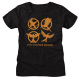 Hunger Games - Emblems Womens T-Shirt