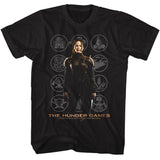 Hunger Games - Katniss With Districts Boyfriend Tee