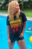 HYPER iCONiCâ€šÃ„Ã¶âˆšÃ«Â¬Â¢ Disrespectful Summer - Est 2021 (Black) Boyfriend T-Shirt