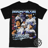 Mookie Betts Tee Shirt Los Angeles LA Dodgers MLB Baseball (V3)