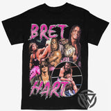Bret Hart Tee Shirt Hitman WWF WCW Wrestling