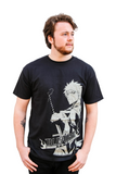 Bleach Ichigo Stare One Color Shonen Jump Anime Adult T-Shirt