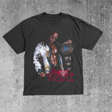 THE ROCK HEAVY WEIGHT WASHED BLACK T-SHIRT