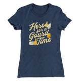 Here For A Gourd Time Funny Thanksgiving Women's T-Shirt
