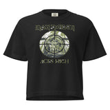 Iron Maiden Aces High Target Practice Mineral Wash Womens Crop Tee