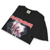 Iron Maiden Beast Over Hammersmith Mineral Wash Womens Crop Tee