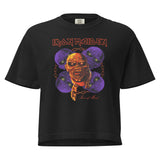 Iron Maiden Five Heads are Better Mineral Wash Womens Crop Tee