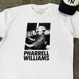 'PHARELL' COOKIN HEAVYWEIGHT WHITE T-SHIRT