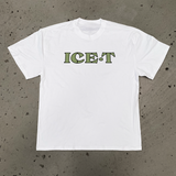 ICE-T 'NOW ON HOME VIDEO' 1991 HEAVY WHITE T-SHIRT
